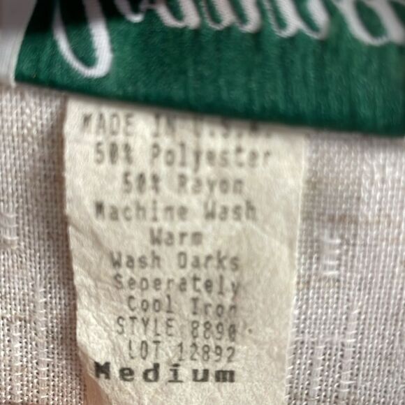 Joanna Ladies Blazer Jacket , Size Medium, Cream with Brown Specks, Vintage - Picture 4 of 7